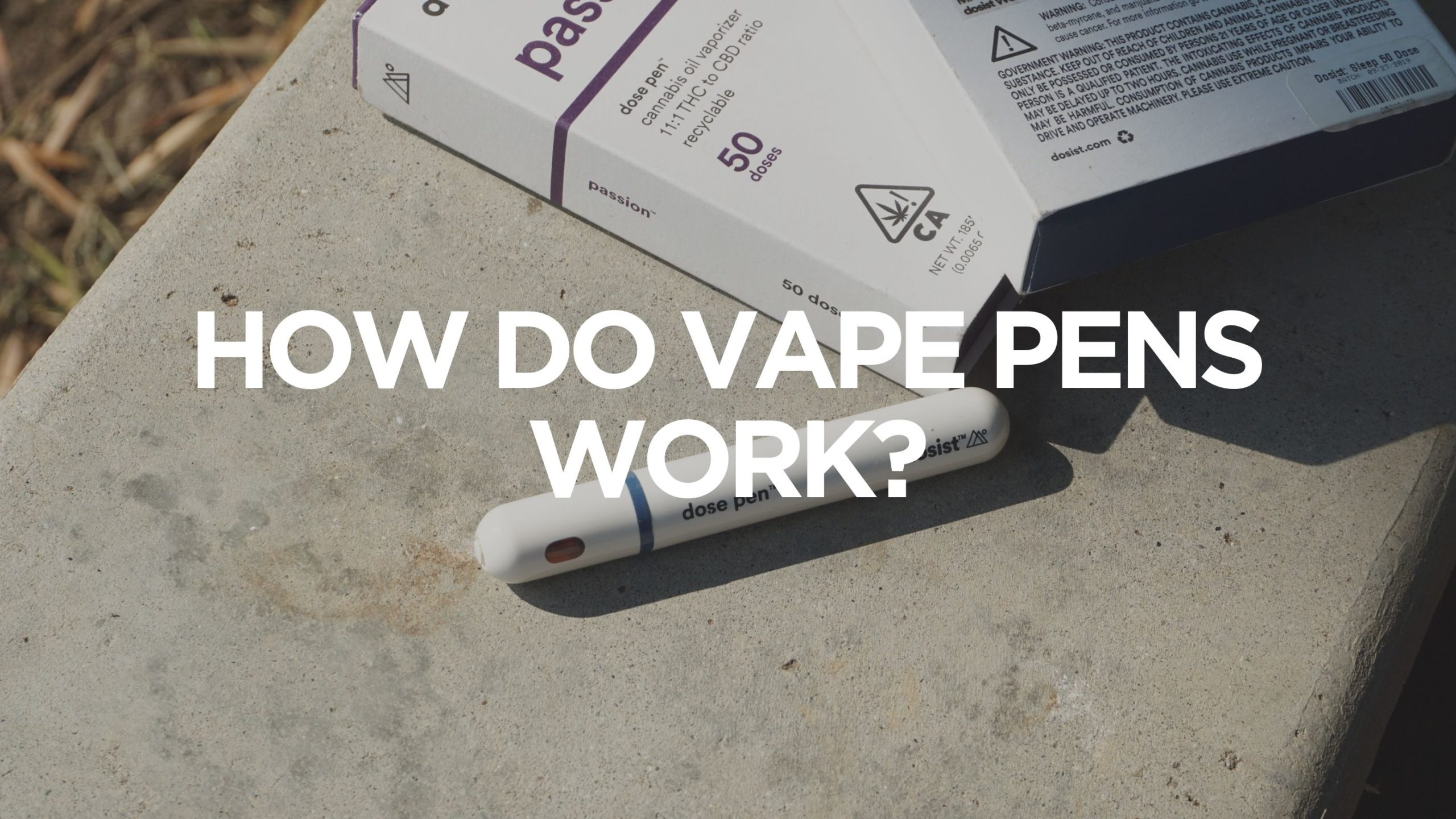 How Do Vape Pens Work?, BuyWeed247