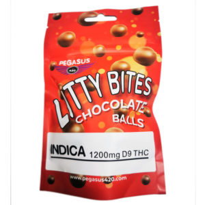 litty bites chocolate balls 1200mg thc
