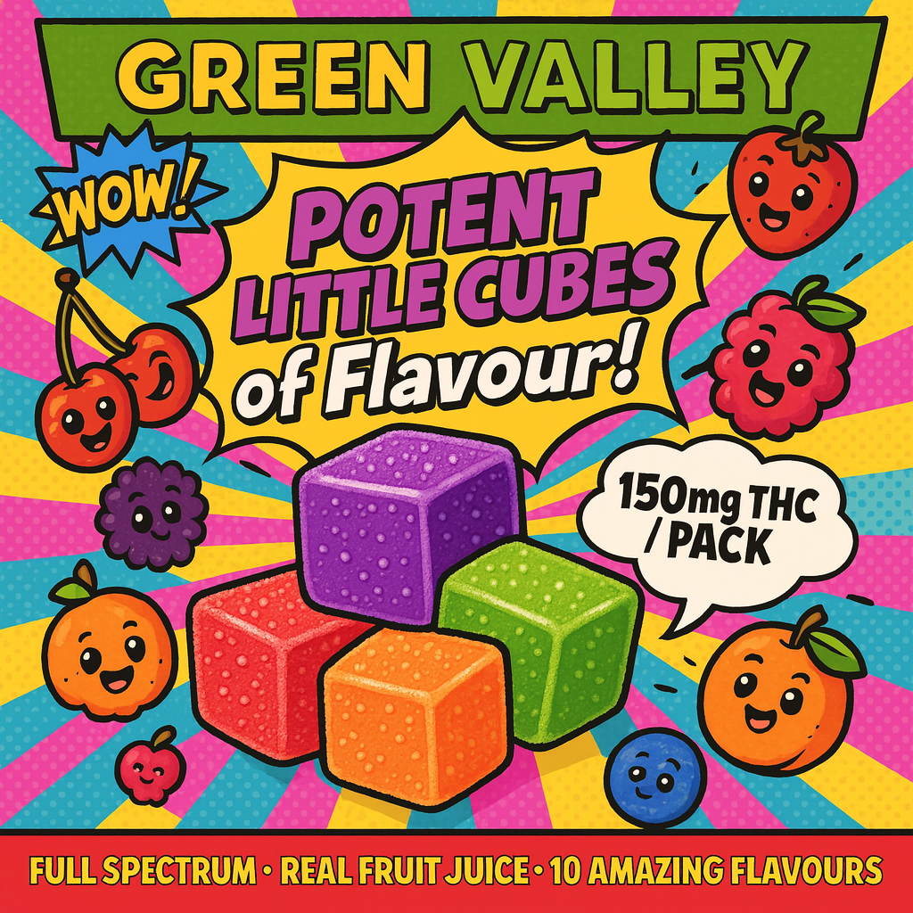 GV's 150mg FS gummies Green Valley's Full Spectrum Gummies Edible 150MG THC - Image 1